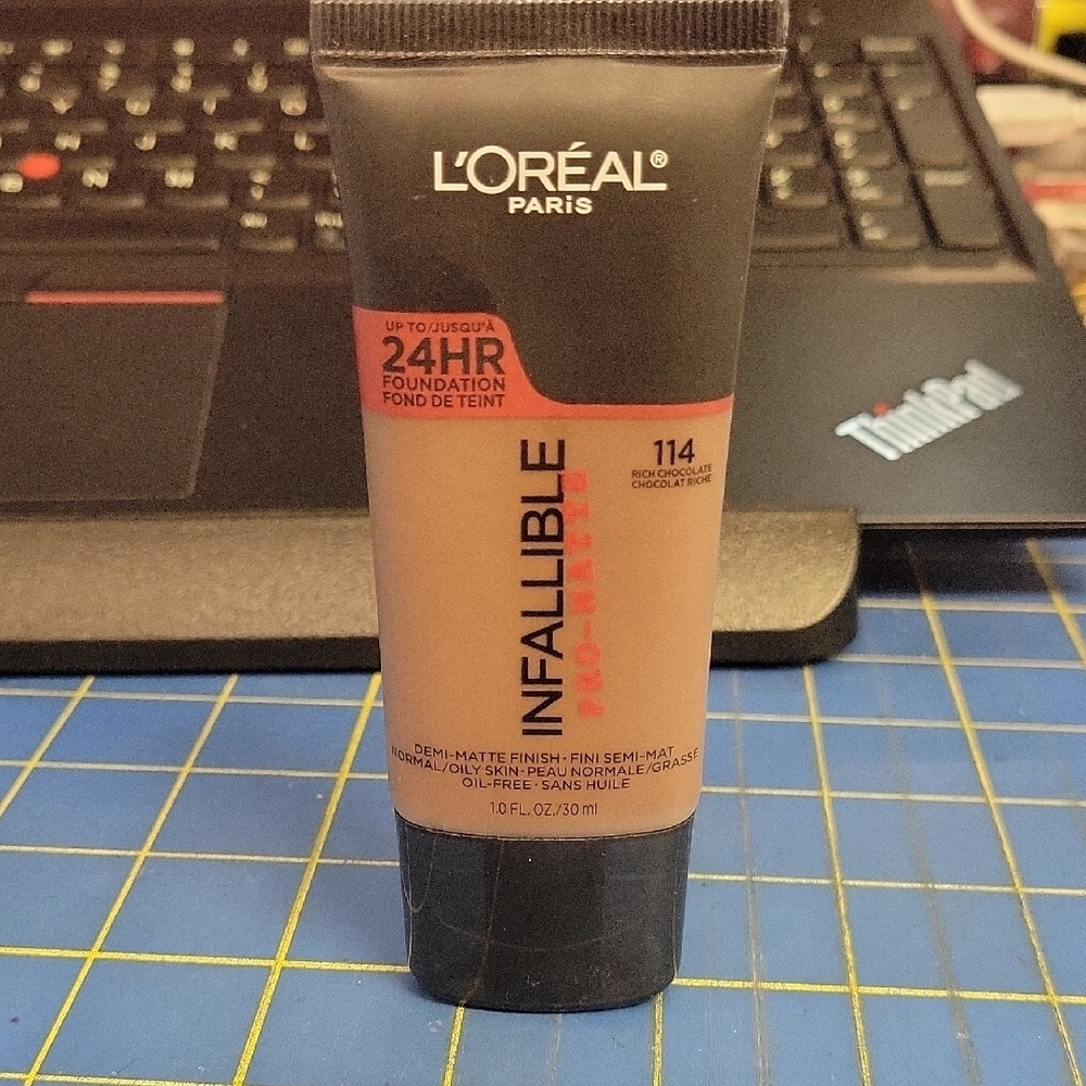 L'Oreal Infallible Pro-Matte Foundation 114 Rich Chocolate 30ml New
